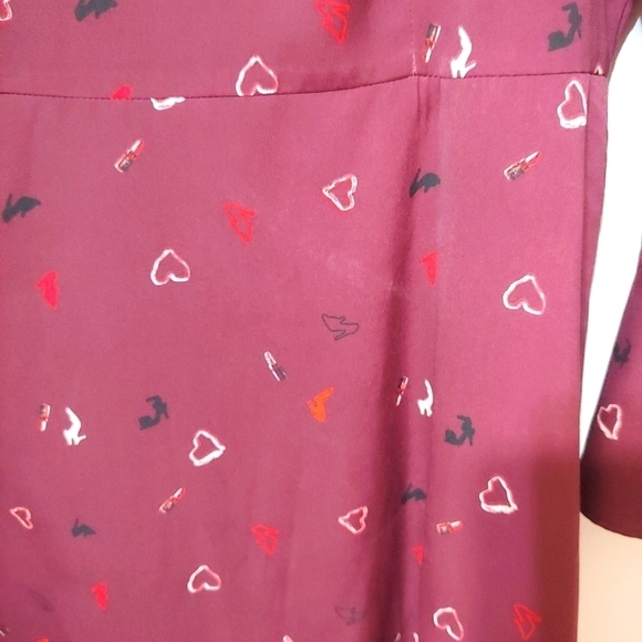 RW & Co Burgundy Midi Dress - Picture 10 of 10